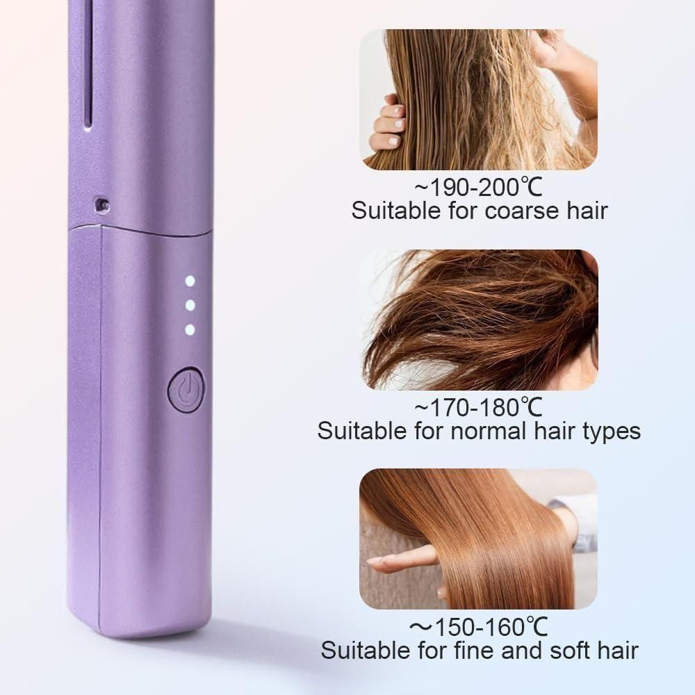 Portable Mini Hair Straightener β Compact, Quick & Travel-Friendly Styling