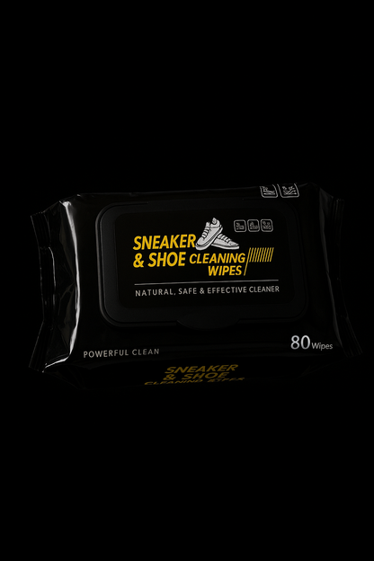 Sneaker & Shoe Cleaning Wipes – 80 Wipes | Natural, Safe & Effective Cleaner