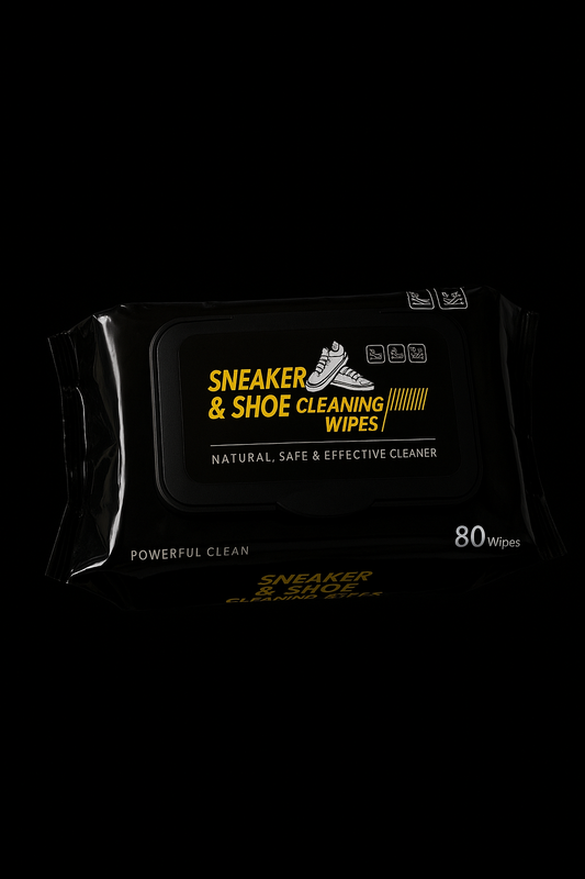Sneaker & Shoe Cleaning Wipes – 80 Wipes | Natural, Safe & Effective Cleaner