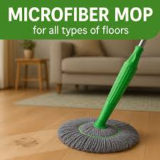 Self-Squeeze Rotating Mop – Water Twist & Spin Cleaning System